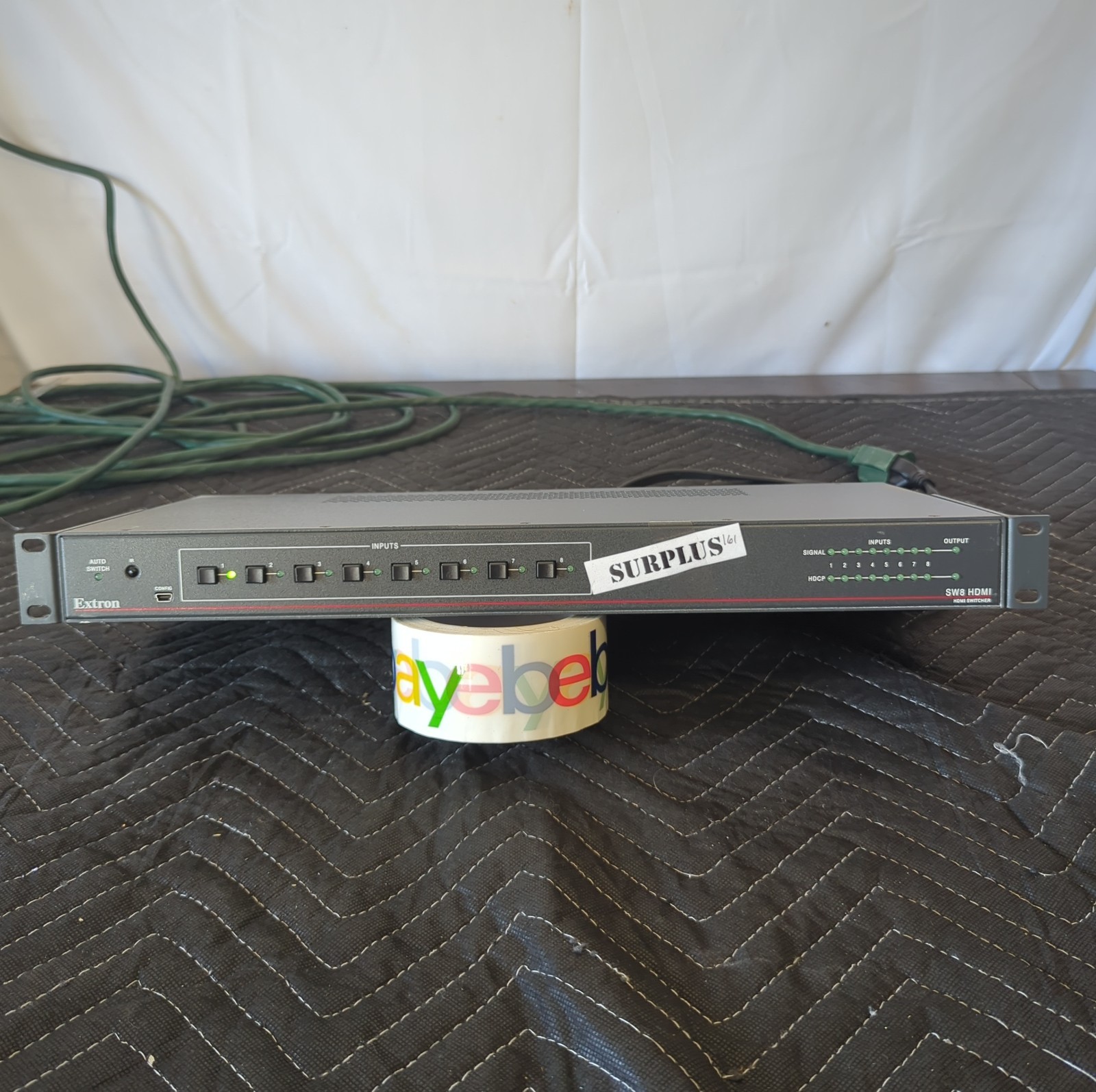 Extron SW8 HD 4K - 8 Input HDMI Switcher 1607