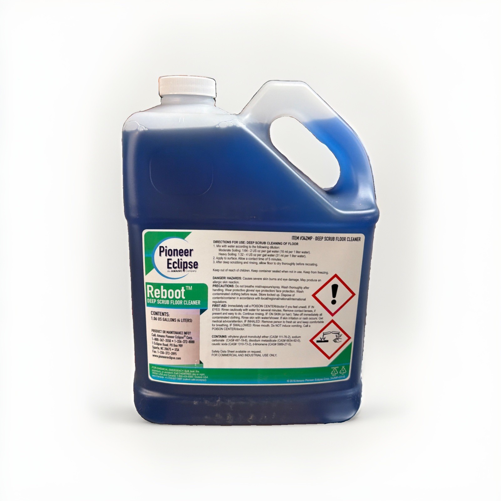 PIONEER ECLIPSE, REBOOT DEEP SCRUB FLOOR CLEANER #342MP PIONEER ECLIPSE, REBOOT DEEP SCRUB FLOOR CLEANER #342MP