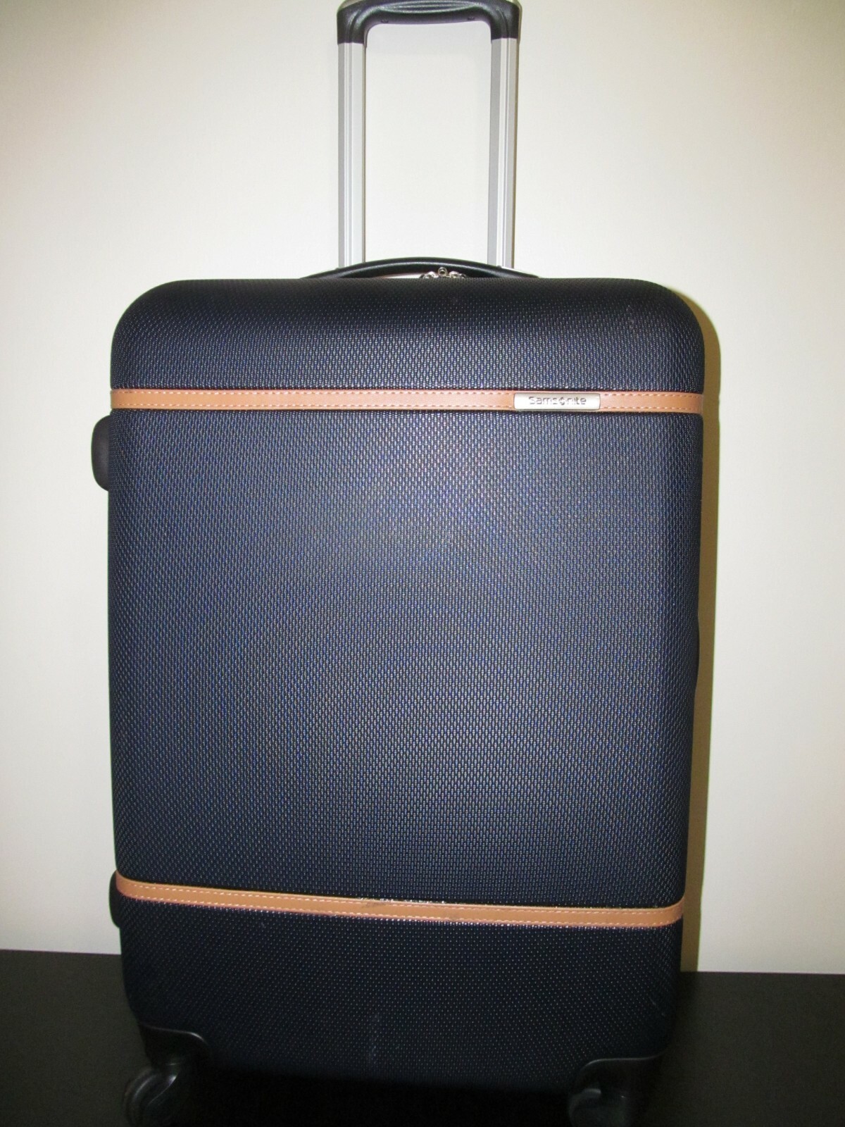 Samsonite Clearwater Luggage-Check In-Navy Blue With Britlish Saddle Accents-NWT Samsonite Clearwater Luggage-Check In-Navy Blue With Britlish Saddle Accents-NWT