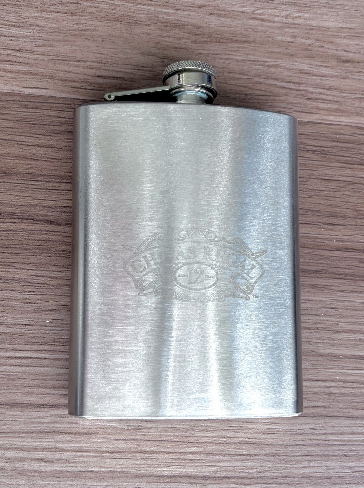 Vintage Chivas Regal Stainless Steel Flask 8oz Personal Flask Vintage Chivas Regal Stainless Steel Flask 8oz Personal Flask