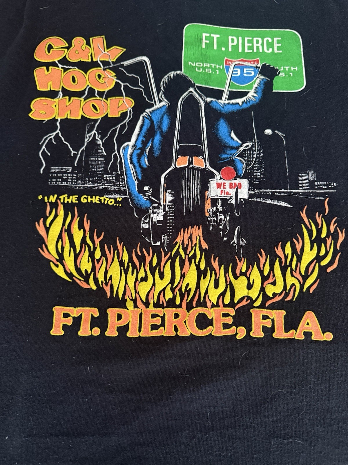 C&L Hog shop Vintage 1997 Daytona bike Week XL Long Sleeve Shirt C&L Hog shop Vintage 1997 Daytona bike Week XL Long Sleeve Shirt