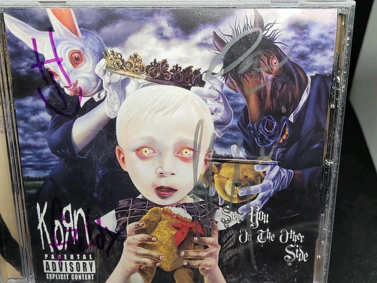 Korn see you on the other side cd signed CD Korn Johnathan Davis Korn see you on the other side cd signed CD Korn Johnathan Davis
