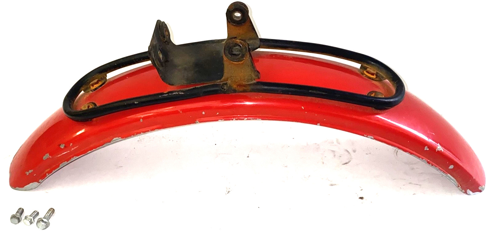 1970-1973 Suzuki TS90 Motorcycle front Fender W/mount vintage OEM (1970 ts90 ) 1970-1973 Suzuki TS90 Motorcycle front Fender W/mount vintage OEM (1970 ts90 )