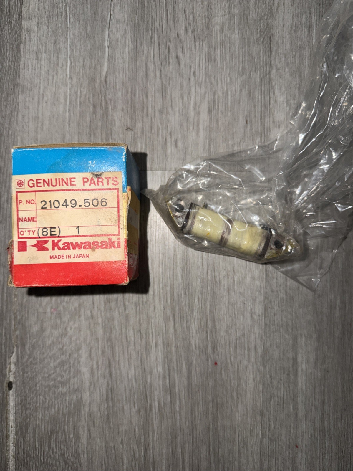 NOS KAWASAKI 1976-1981 JS400 EXCITING COIL 21049-506 NOS KAWASAKI 1976-1981 JS400 EXCITING COIL 21049-506