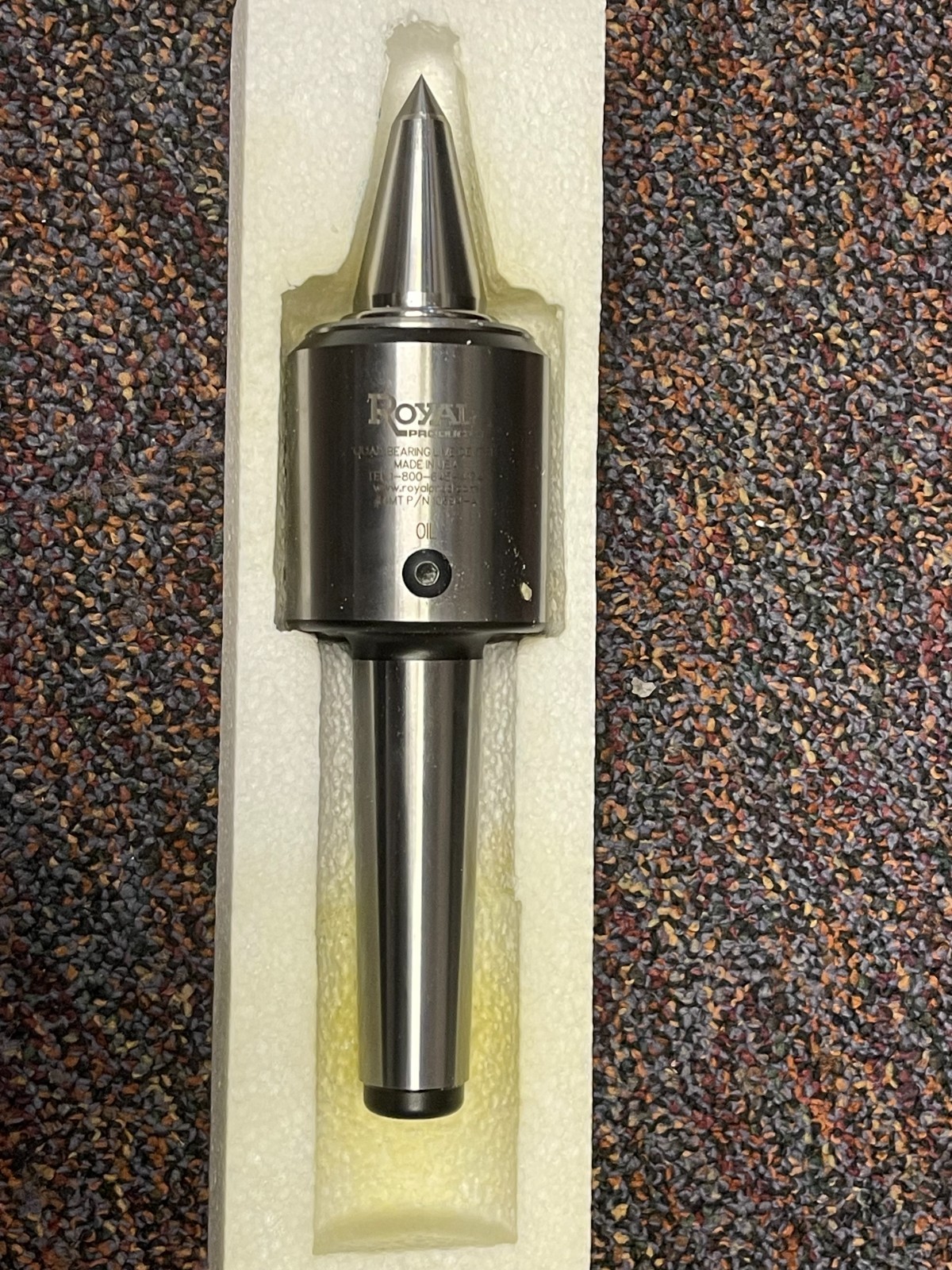 Royal- High Speed Precision -Live Center (Carbide-Tipped)- 4 Morse Taper Royal- High Speed Precision -Live Center (Carbide-Tipped)- 4 Morse Taper