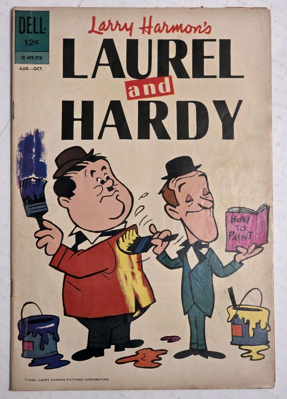 Laurel and Hardy #1 FN- Larry Harmon's Dell Comics 1962 Silver Age Mid Grade 