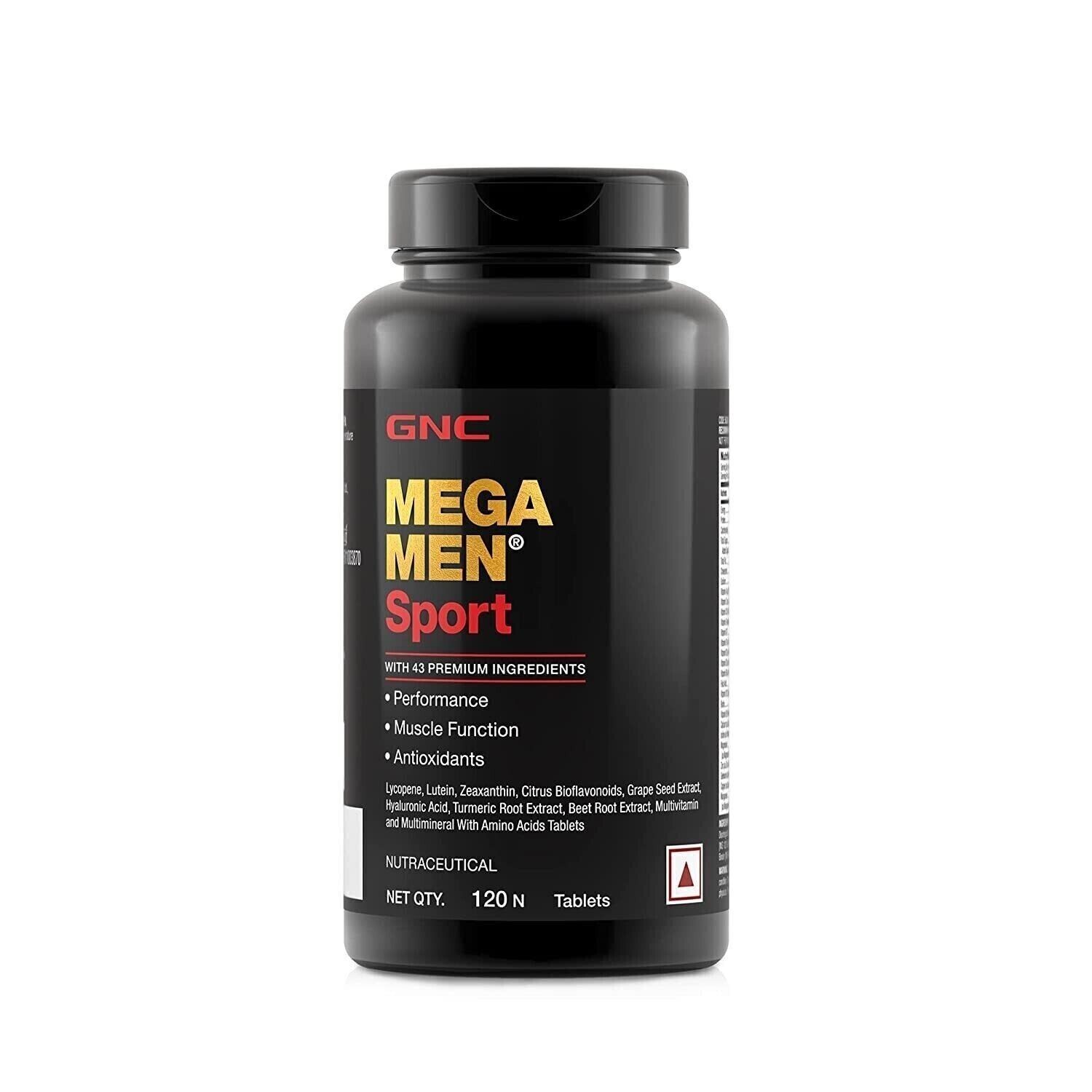 GNC Mega Men Sports Dietary Supplement Multivitamin- 120 Tablets - FAST SHIPPING