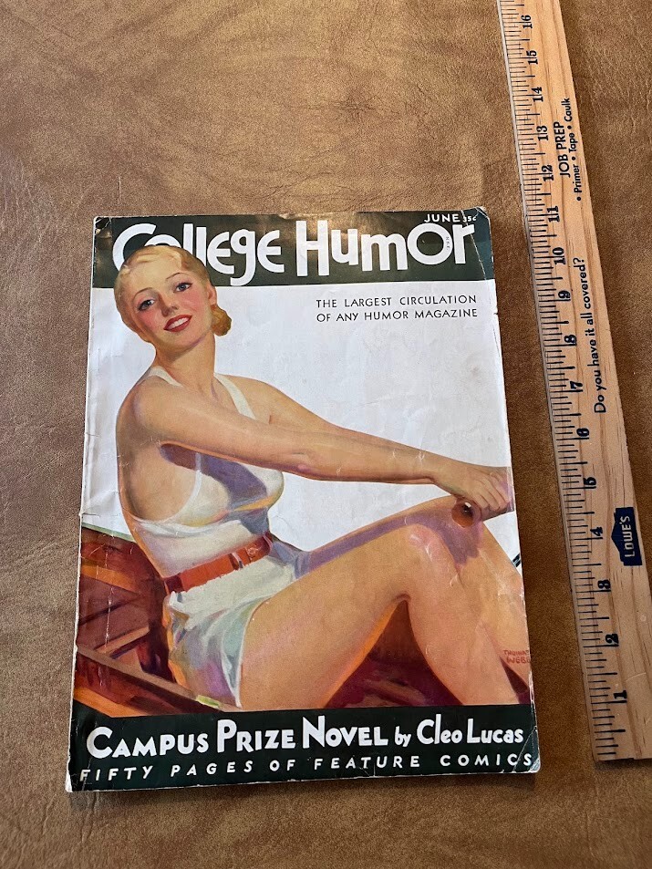 College Humor Magazine June 1931 Advertising Camel College Humor Magazine June 1931 Advertising Camel