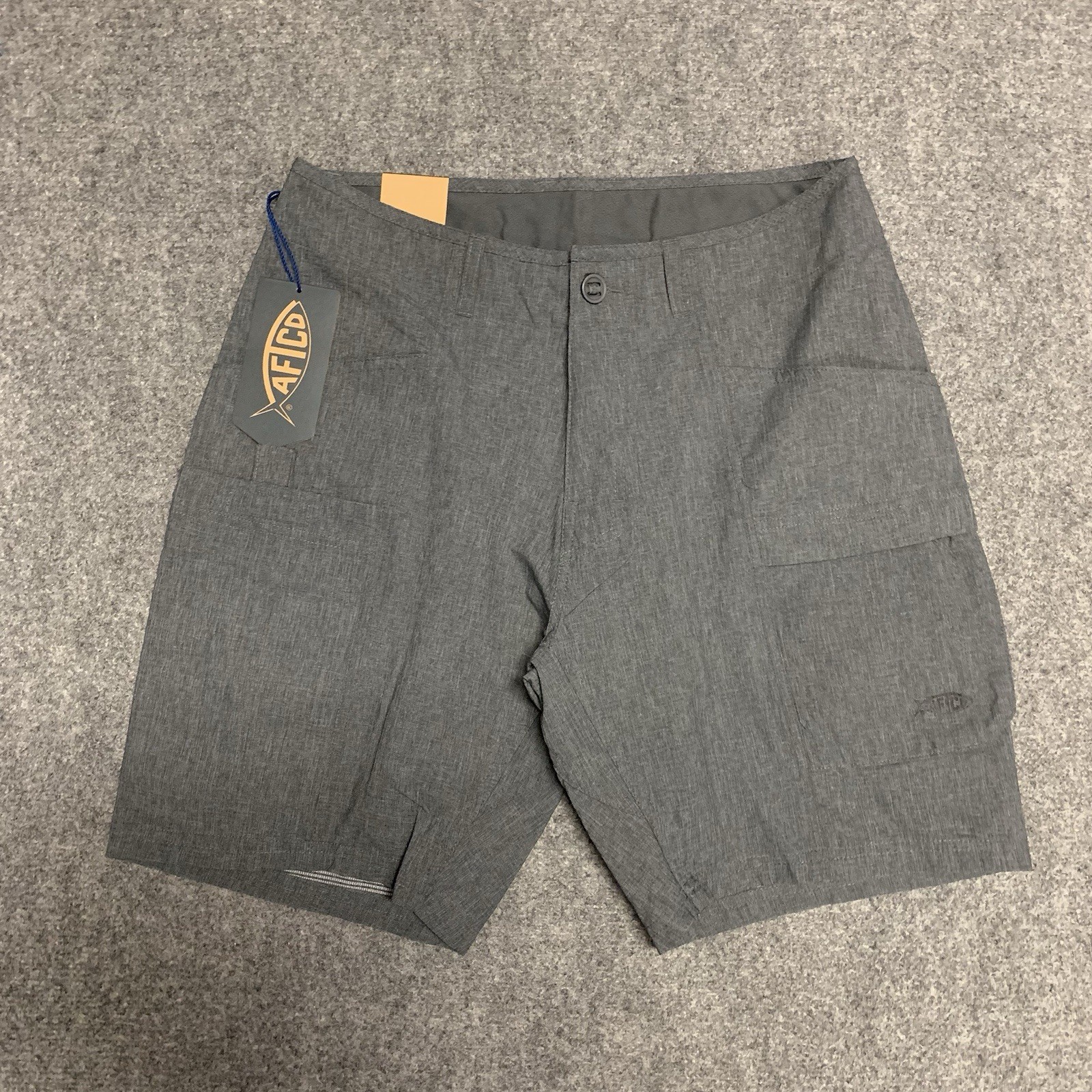 AFTCO Shorts Men\'s Size 30 Diffuse Charcoal 9\ AFTCO Shorts Men\'s Size 30 Diffuse Charcoal 9\