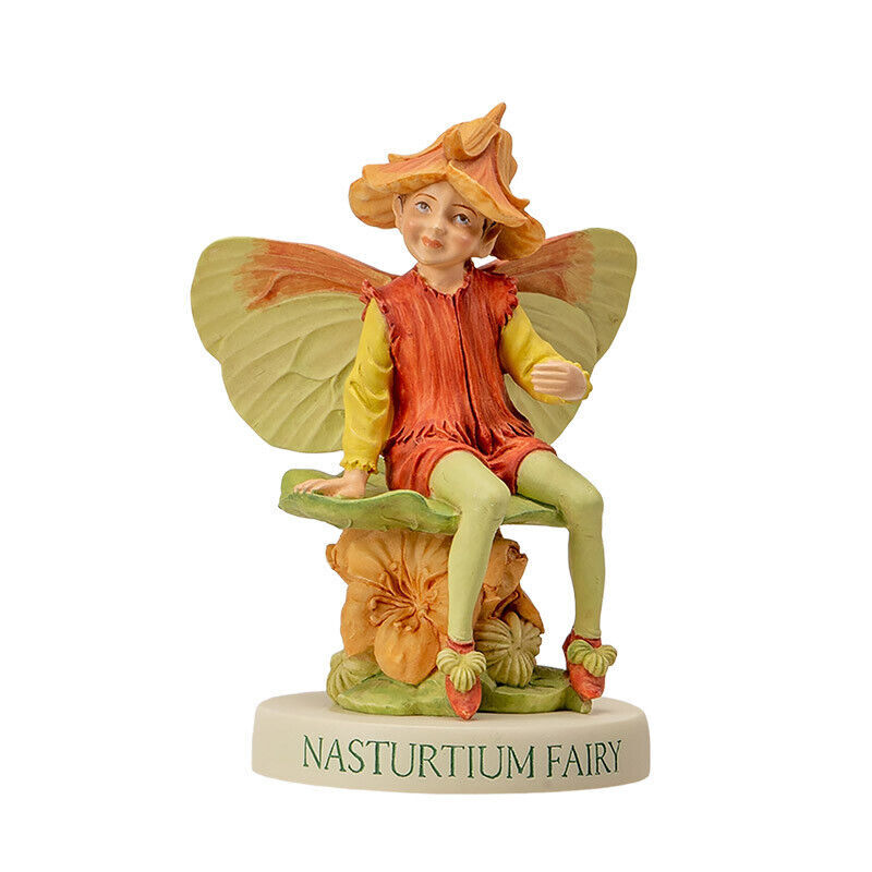 PT Nasturtium Tree Fairy Figurine PT Nasturtium Tree Fairy Figurine