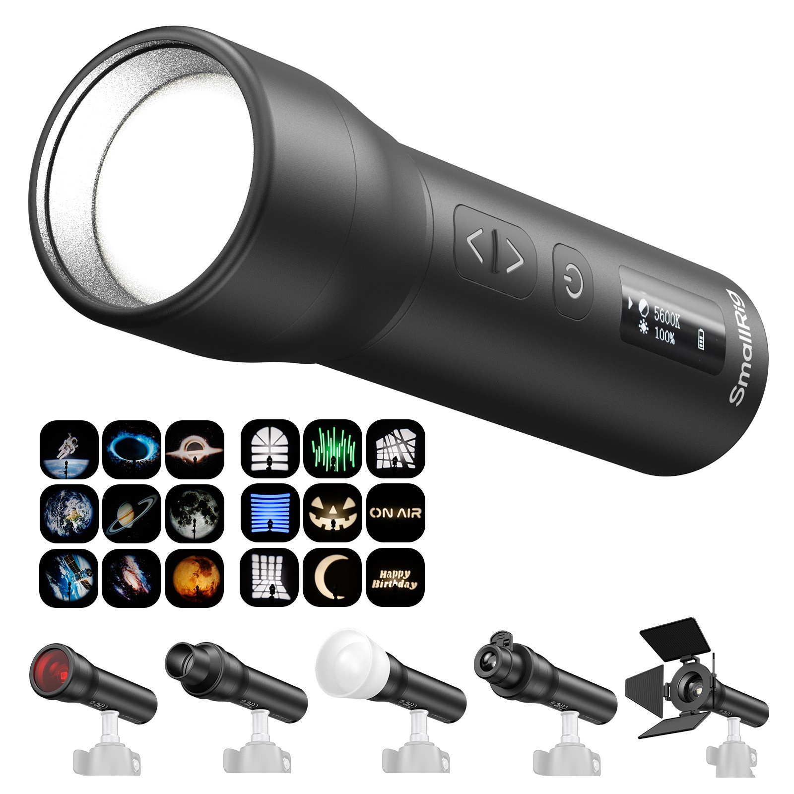 SmallRig RF 05B Portable LED Photography Flashlight 1900K-8000K, 2600mAh - 6137