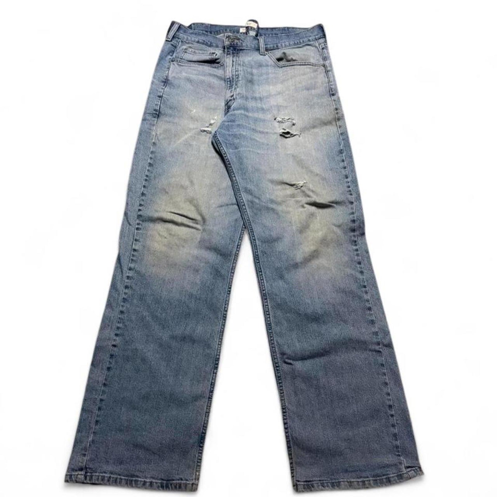 Levis 505 signature distressed bootcut