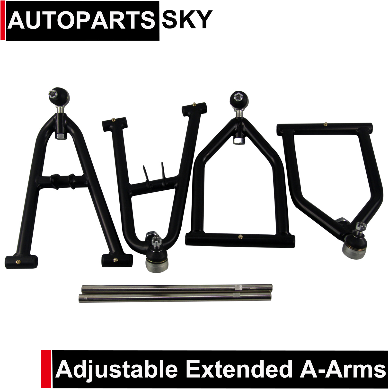 For 1987-2006 Yamaha Banshee 350 YFZ 350 A-Arms +2+1 Wider Adjustable Extended