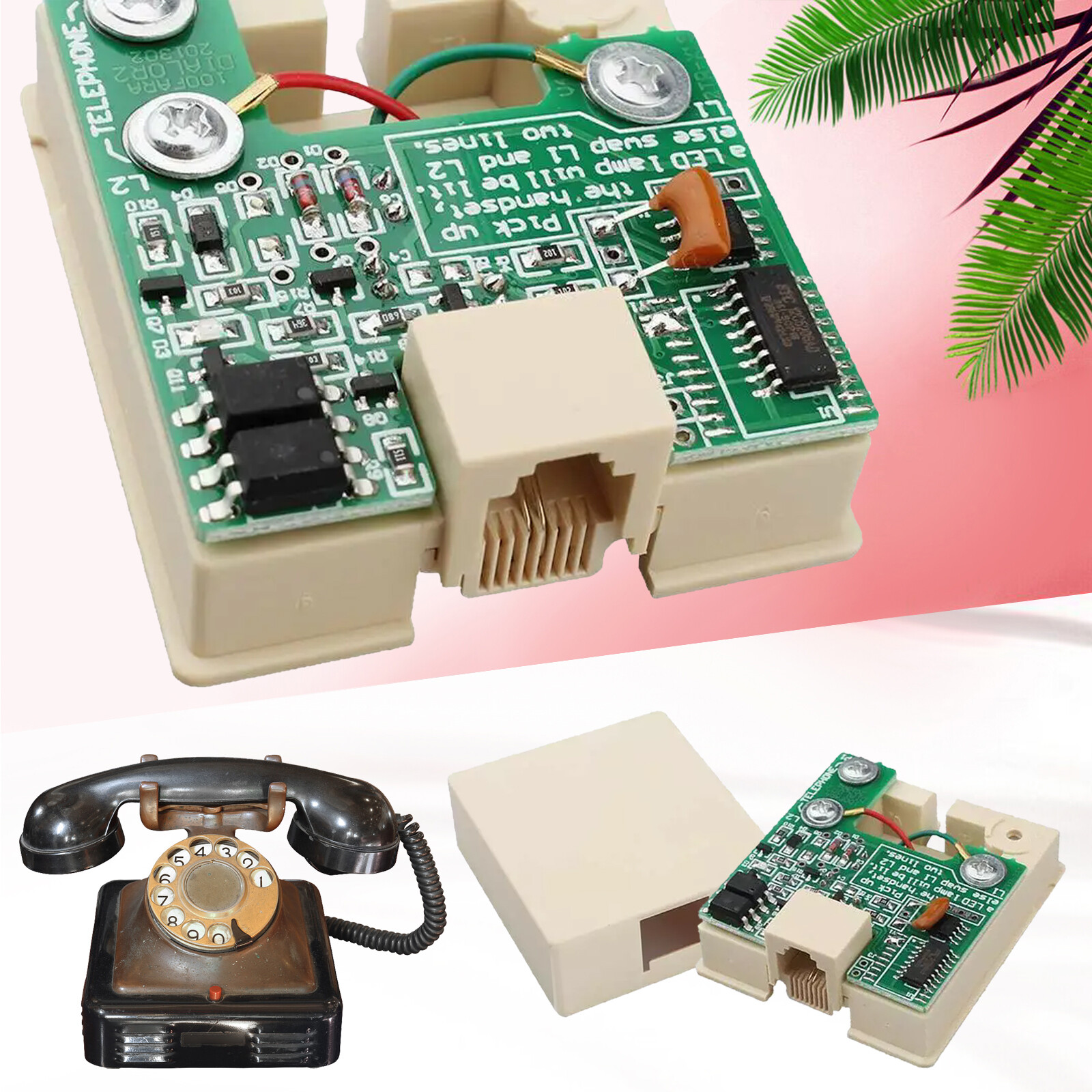Pulse to DTMF Dual Tone Converter Module for Old Telephones - Enhanced Version