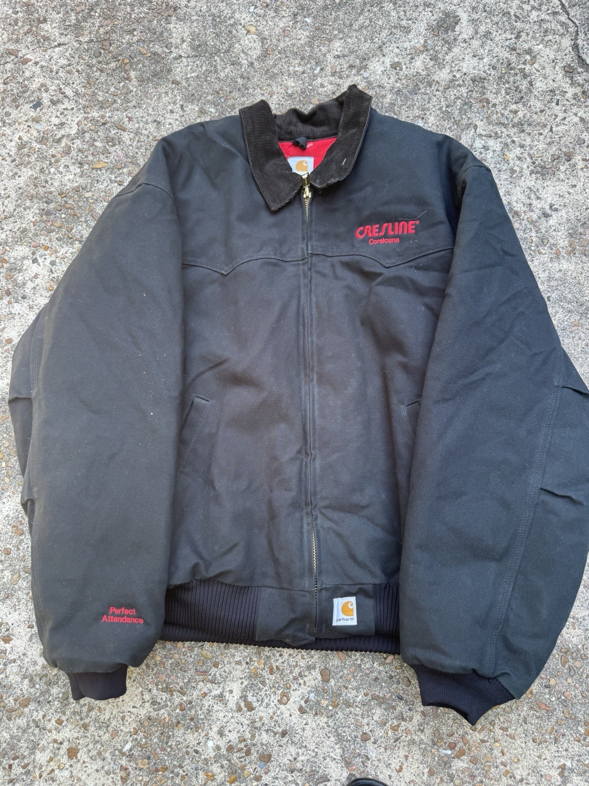 Vintage Carhartt J13 Jacket~ Black~Red Quilt Lined~Men\'s 2X~ Excellent Vintage Carhartt J13 Jacket~ Black~Red Quilt Lined~Men\'s 2X~ Excellent