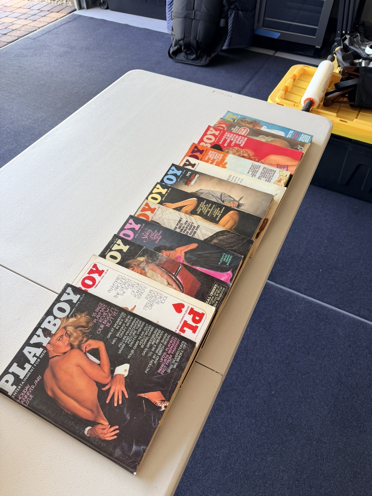 Vintage Playboy 1978 Magazines Set Very Good Condition.. Vintage Playboy 1978 Magazines Set Very Good Condition..