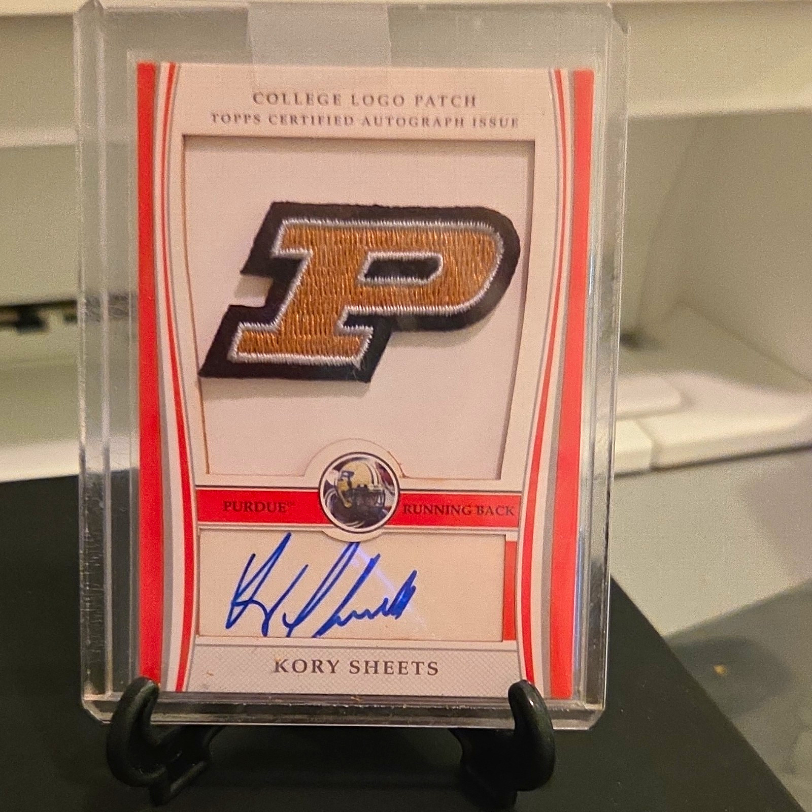 Topps 2009 Bowman Draft Picks Kory Sheets College Logo Patch Auto RC ALP-KS Topps 2009 Bowman Draft Picks Kory Sheets College Logo Patch Auto RC ALP-KS