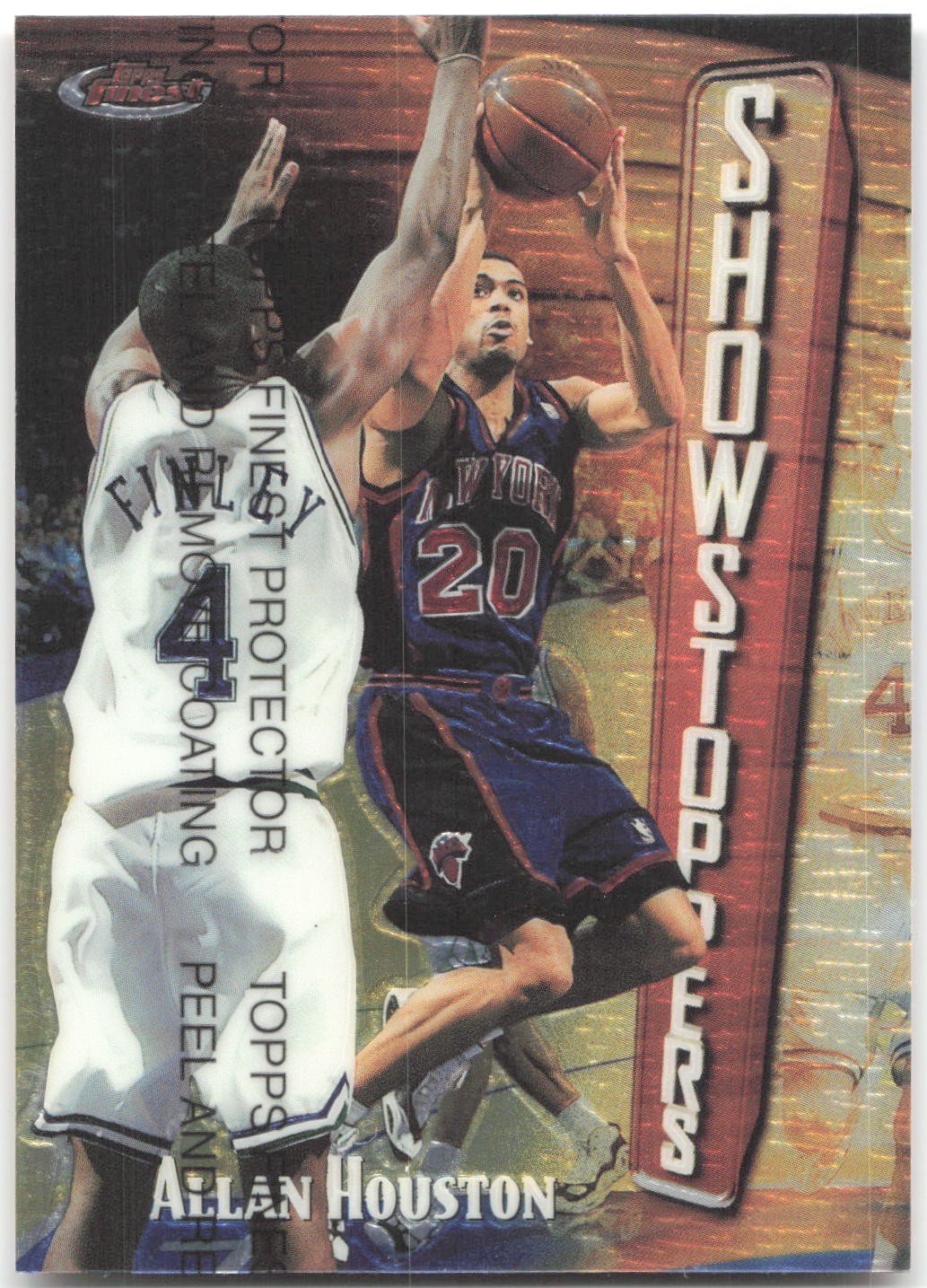 1997-98 Finest Allan Houston #174 New York Knicks