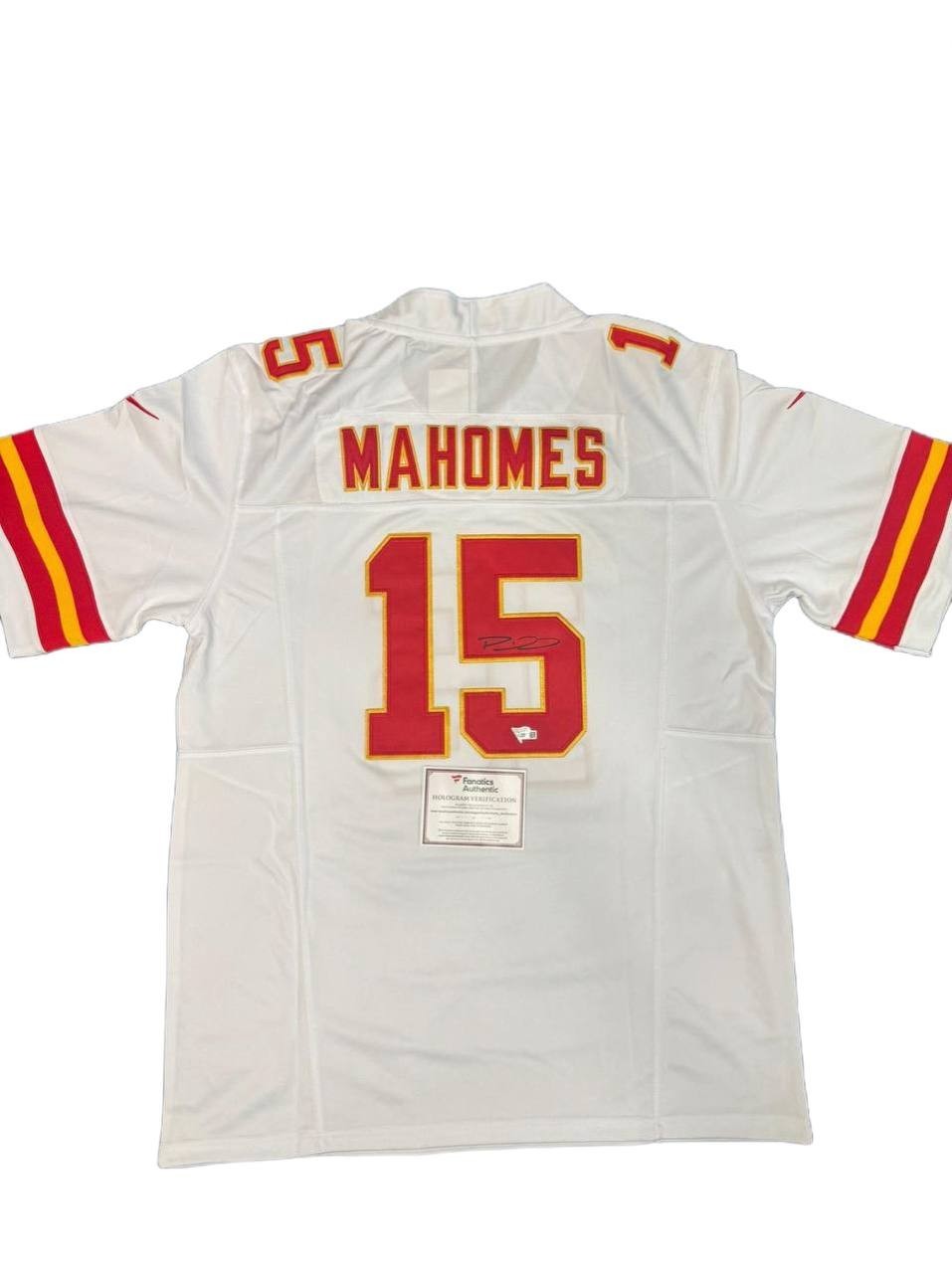 Patrick Mahomes Signed Kansas City Chiefs Jersey #15 Fanatics Authenticated Patrick Mahomes Signed Kansas City Chiefs Jersey #15 Fanatics Authenticated