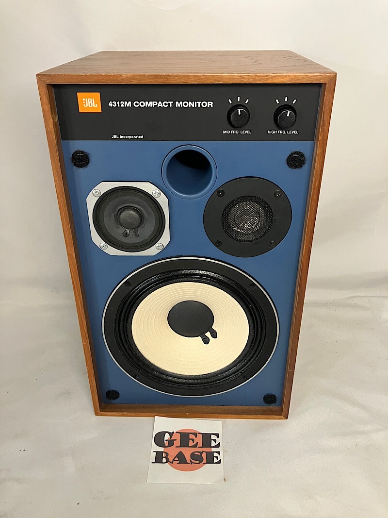 JBL 4312M Compact 3 Way LoudSpeaker Speaker Blue Line Harman Japan single item