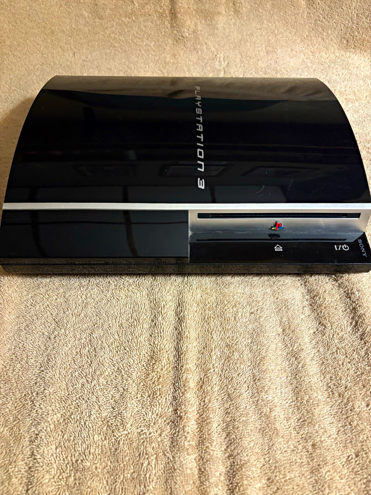 PlayStation 3 PS3 CECHK01 80GB Black Console w/ Power & HDMI Cables (Working)