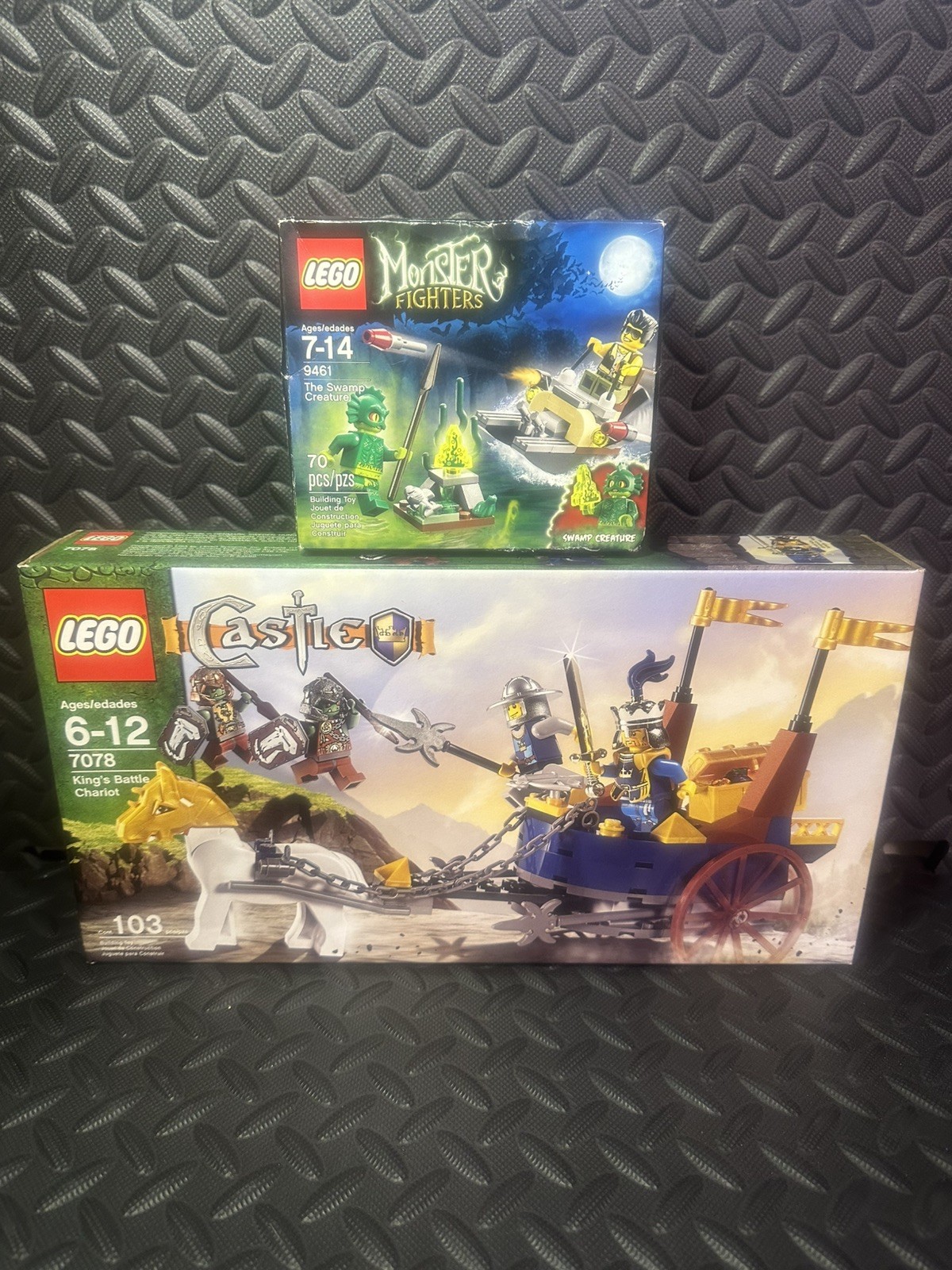 LEGO Castle Fantasy Era King\'s Battle Chariot 7078 NIB Sealed Monster Fighters LEGO Castle Fantasy Era King\'s Battle Chariot 7078 NIB Sealed Monster Fighters