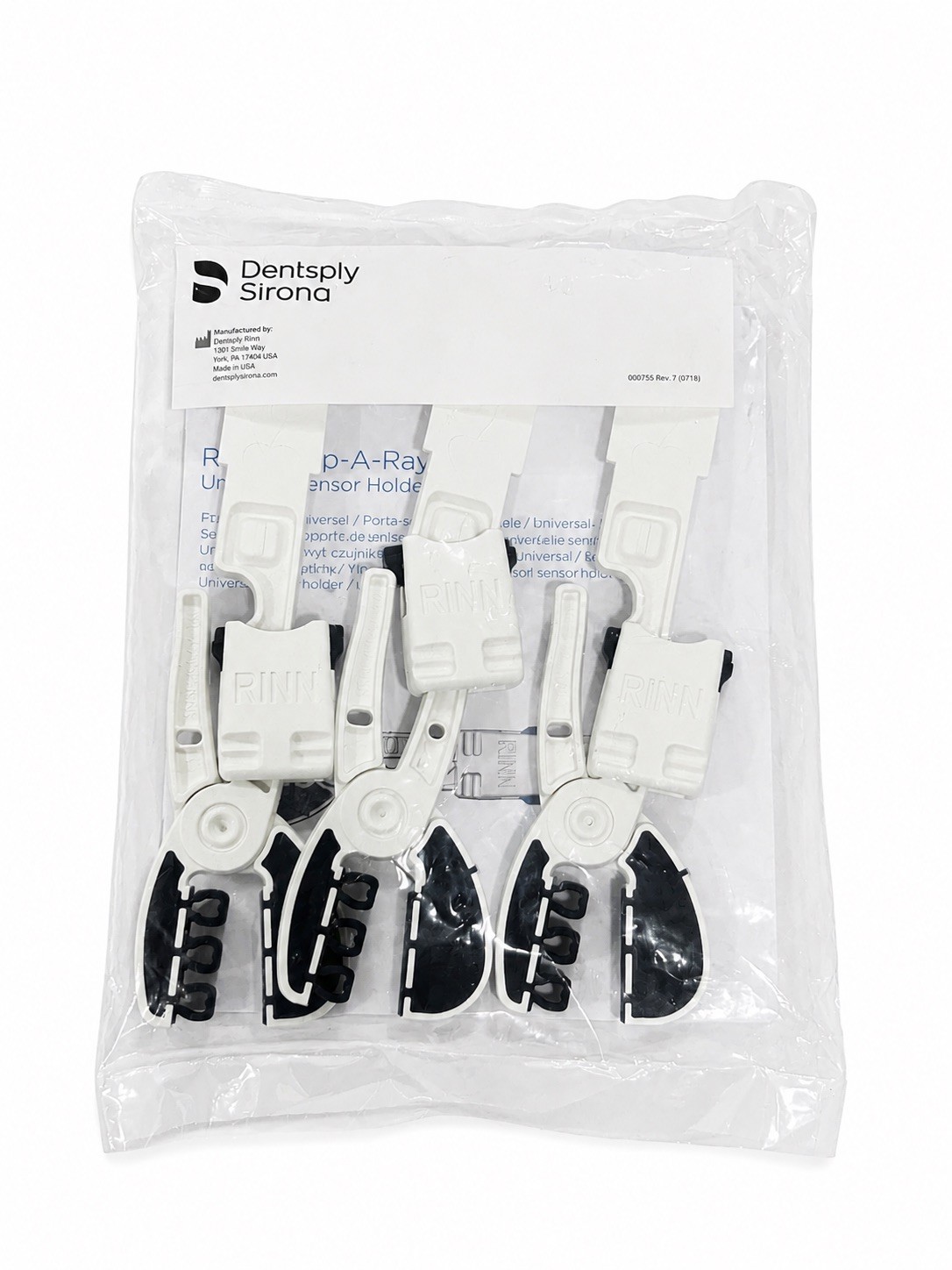 3 Pack Dentsply Rinn Snap-A-Ray DS Endo Film Sensor Phosphor Plate Holder Dental 3 Pack Dentsply Rinn Snap-A-Ray DS Endo Film Sensor Phosphor Plate Holder Dental