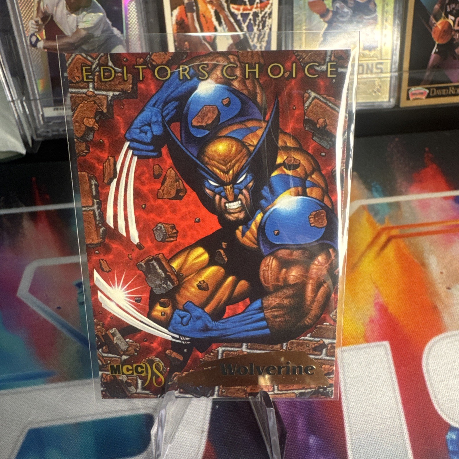 1998 Marvel MCC Editors Choice Wolverine Insert Chase 1998 Marvel MCC Editors Choice Wolverine Insert Chase