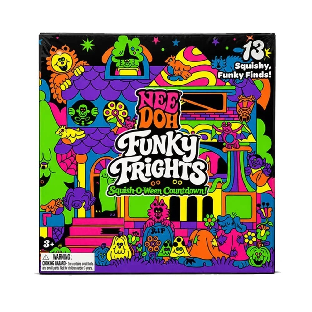 HOT 2026 NeeDoh Advent Calendar Halloween Funky Frights Squish-O-Ween HOT 2026 NeeDoh Advent Calendar Halloween Funky Frights Squish-O-Ween