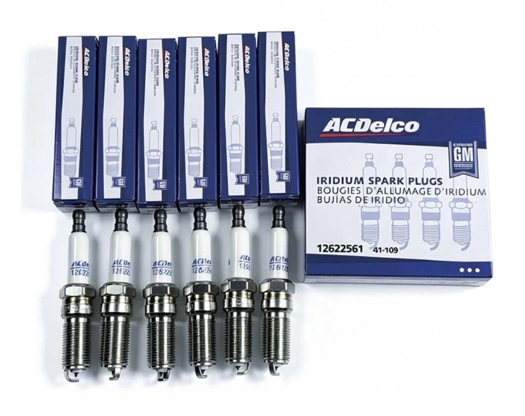 6 pcs Spark Plug-Iridium ACDelco 41-109 For Buick Cadillac Chevrolet GM US 6 pcs Spark Plug-Iridium ACDelco 41-109 For Buick Cadillac Chevrolet GM US