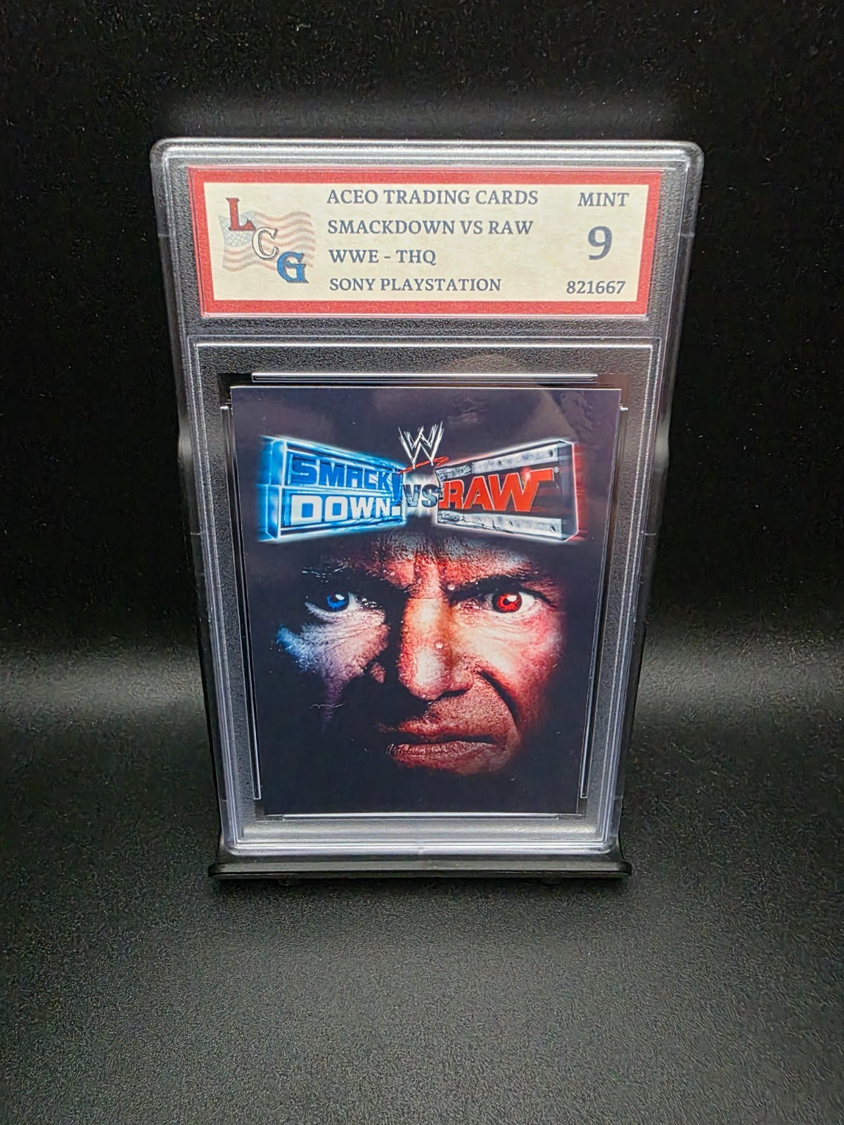 WWE SmackDown Vs Raw THQ Sony Playstation - Graded 9 [ACEO] MINT
