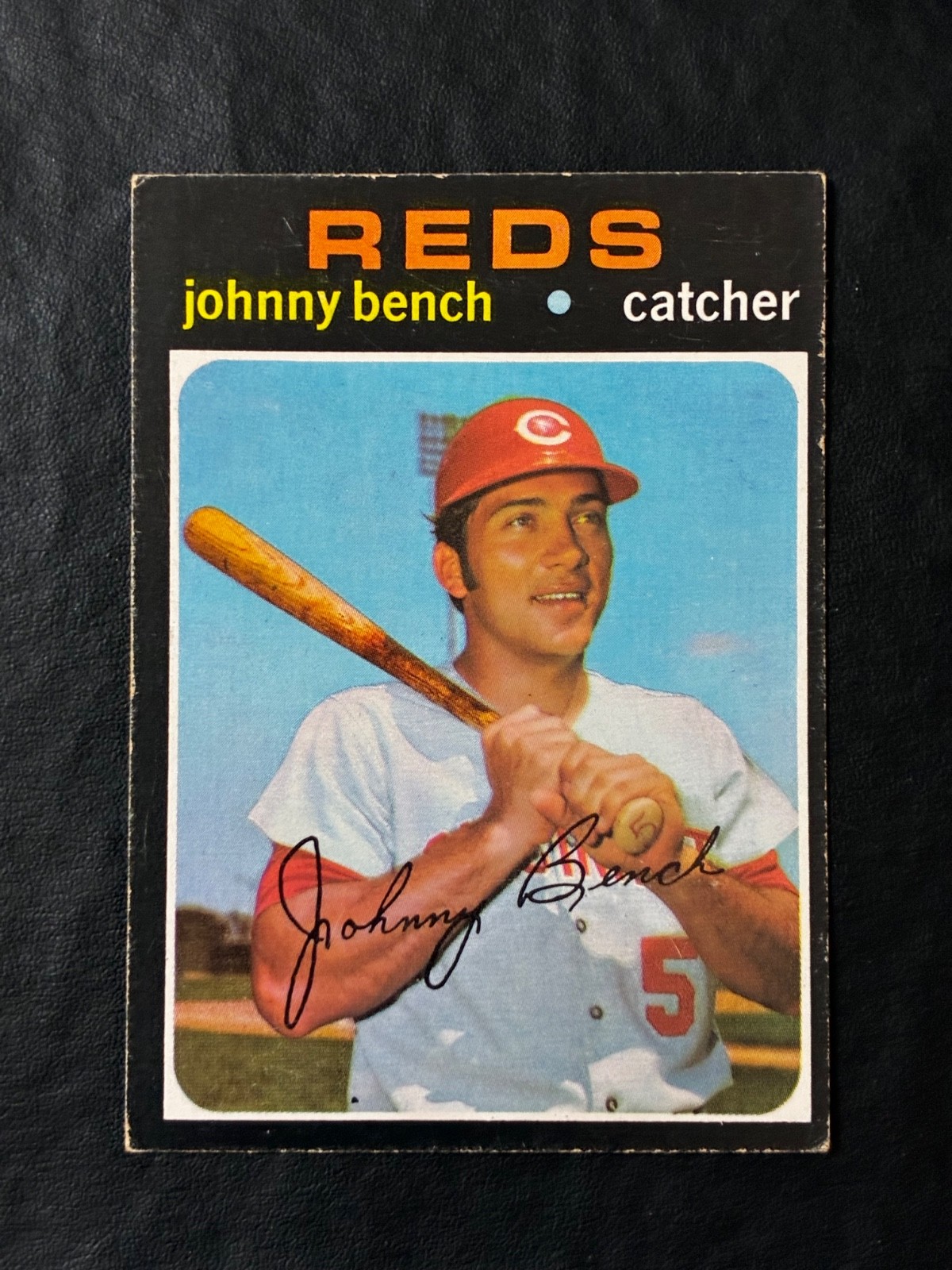 1971 Topps Johnny Bench #250 - No Creases - EX/VG 1971 Topps Johnny Bench #250 - No Creases - EX/VG