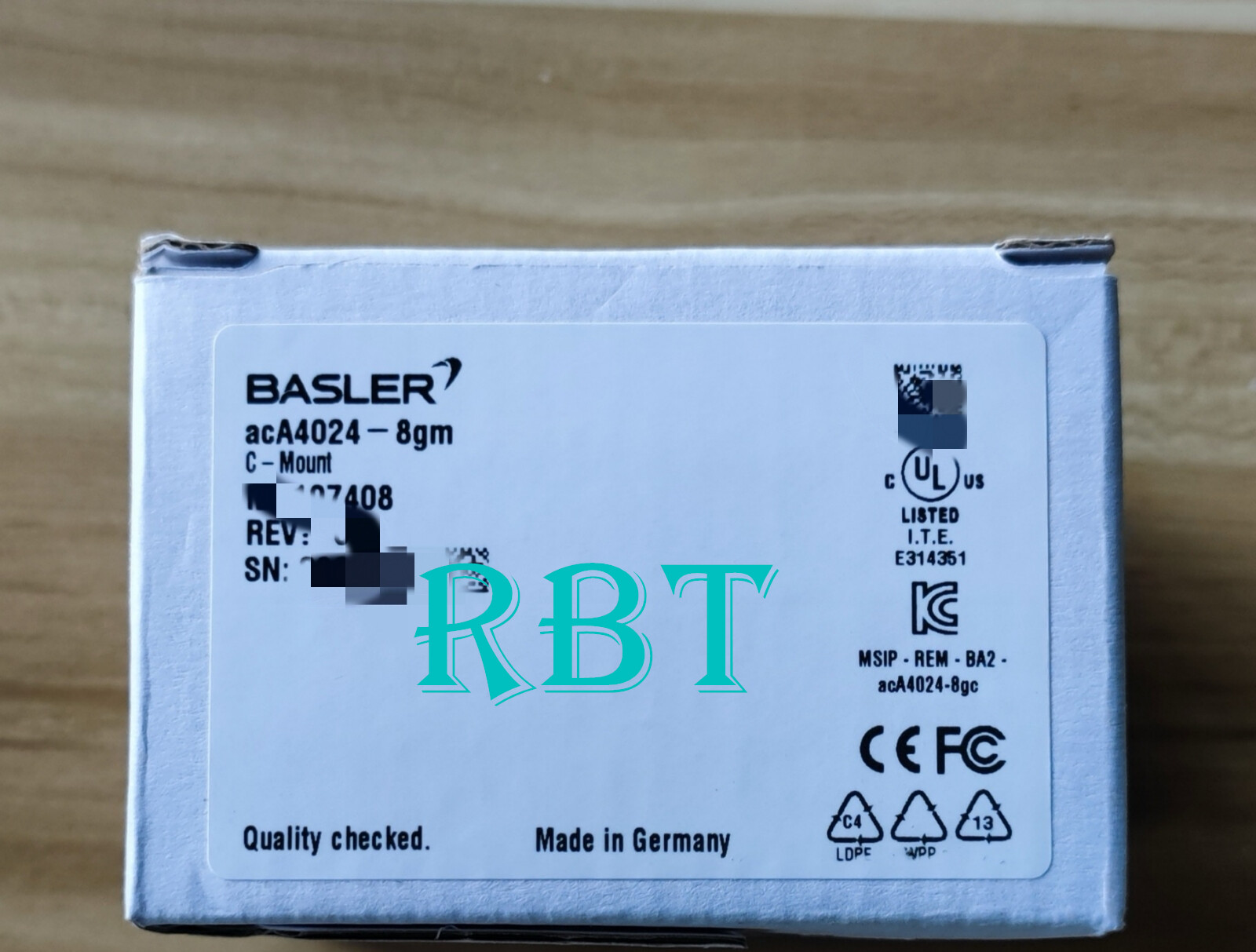 1PC BASLER acA4024-8gm acA4024-8gm industrial vision brand new Free delivery 1PC BASLER acA4024-8gm acA4024-8gm industrial vision brand new Free delivery