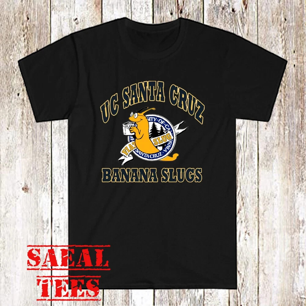 UC Santa Cruz Banana Slugs Men\'s Black Size S-5XL