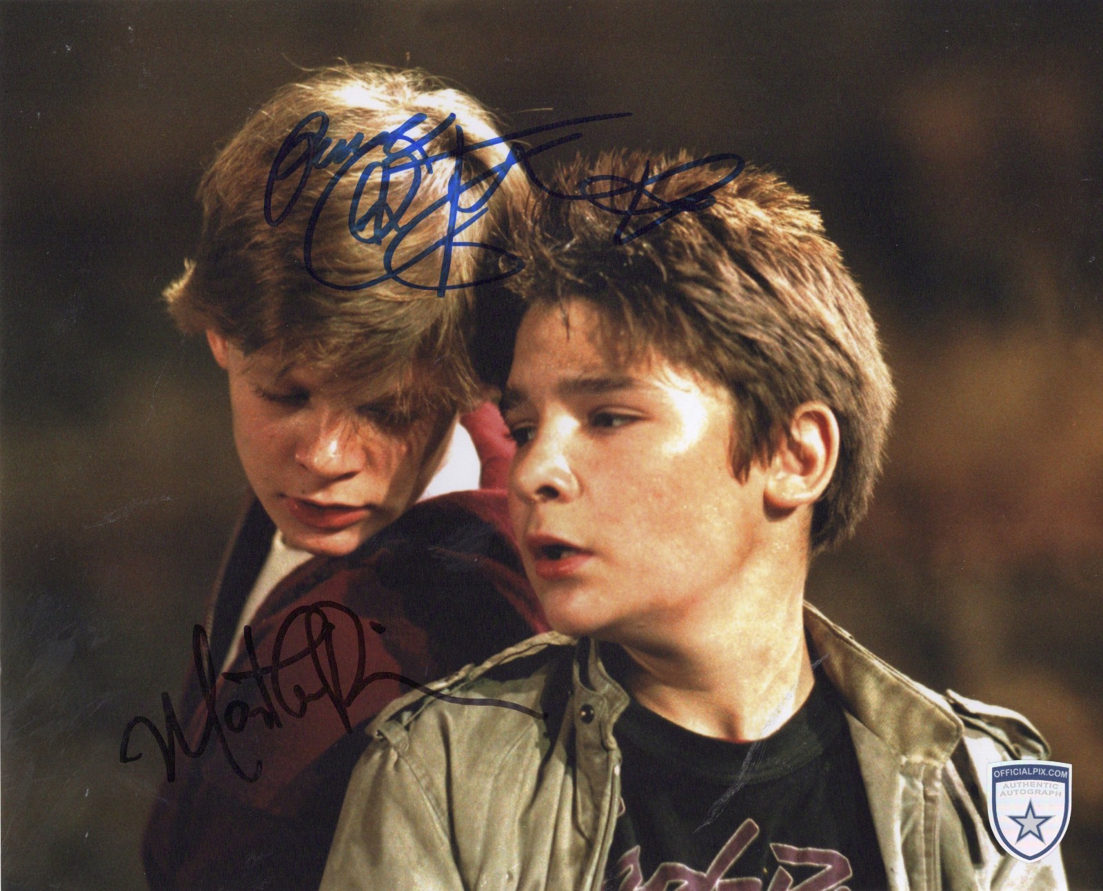 Signed Corey Feldman Martha Plimpton The Goonies Mouth 8x10 w/ Official Pix COA
