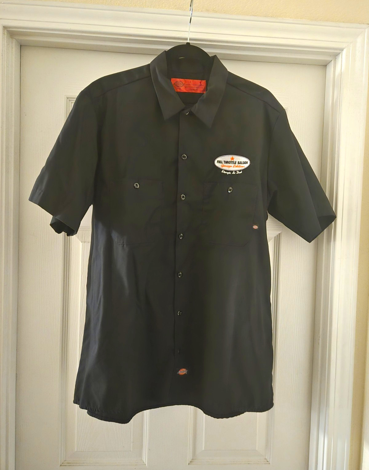 Full Throttle Saloon Staff Dickies Work Shirt Full Throttle Saloon Staff Dickies Work Shirt