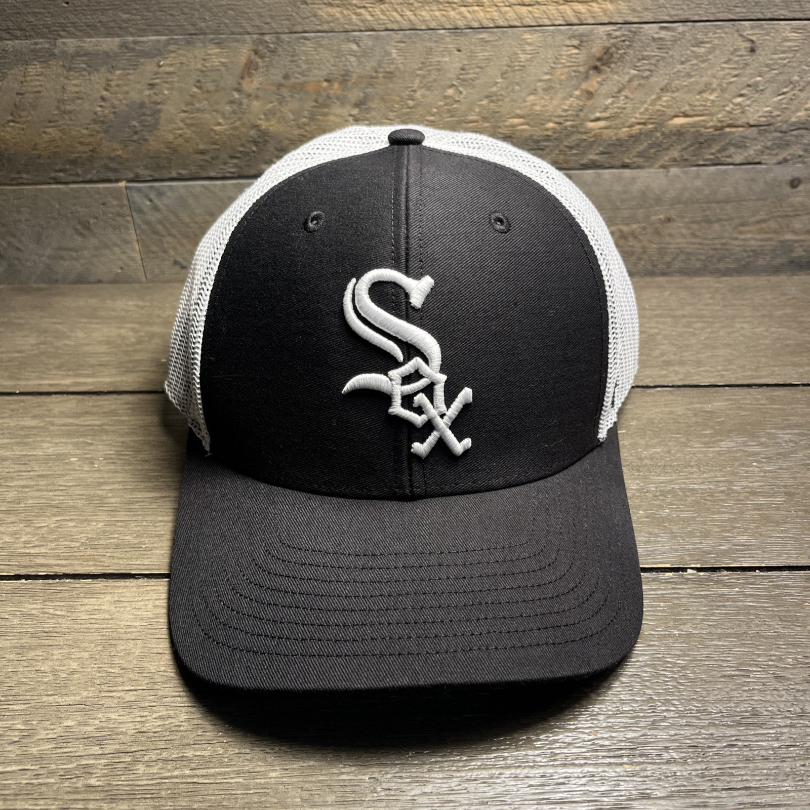‘47 Brand Chicago White Sox Hat Cap Snapback Mesh Back Trucker One Size MLB