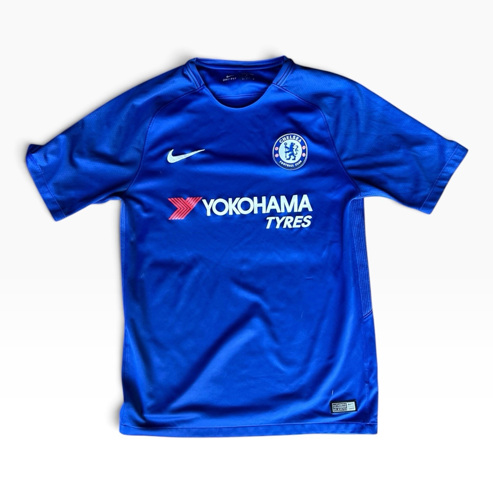 Vintage Nike Chelsea Soccer Jersey 2017-18 Home Footbal Shirt Size S
