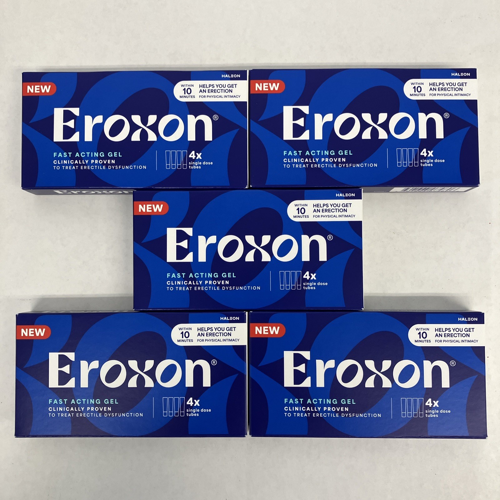 Eroxon Fast Acting StimGel 5 Boxes (20 Single Dose Tubes) Exp 10/26
