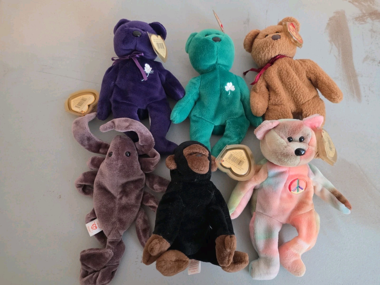 6 Beanie Baby Bundle With Tags 6 Beanie Baby Bundle With Tags