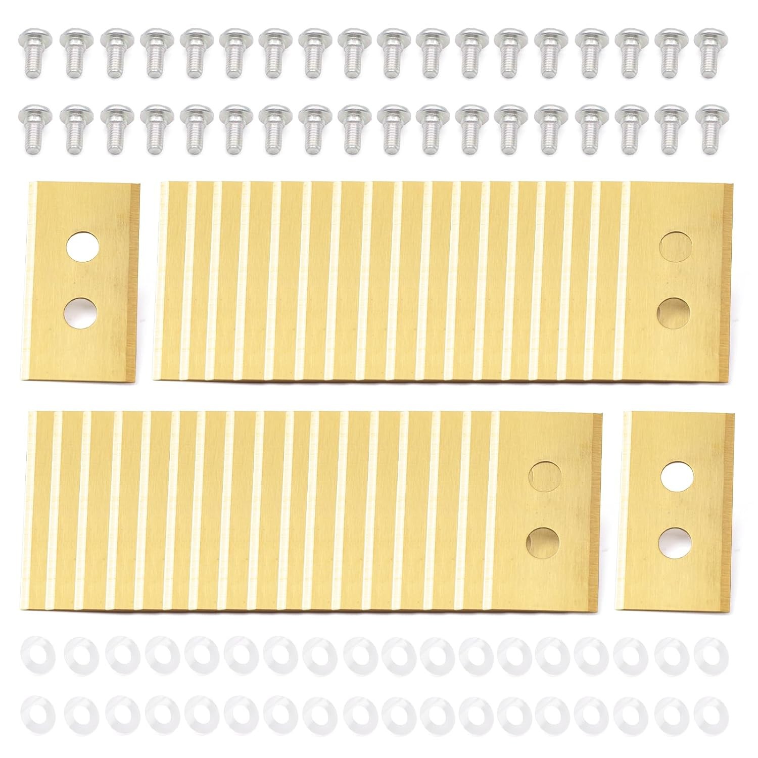36pc Titanium Coated Blade Kit Replacement Set Piece Knife Set with Titanium