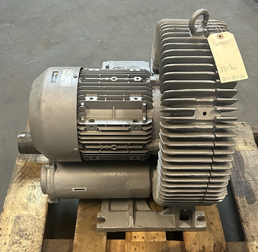 SIEMENS NASH ELMO,2BH1800-7AH16-Z,REGENERATIVE BLOWER 6.3KW 220-480V 3PH