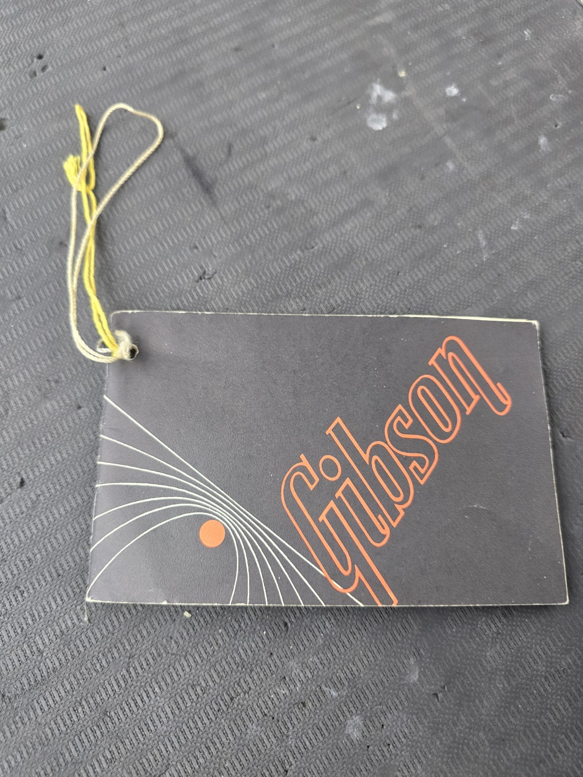 Vintage 1970s Gibson Les Pau,l J45,Sg,  Owner\'s Manual Hang Tag Circa 1970-1975