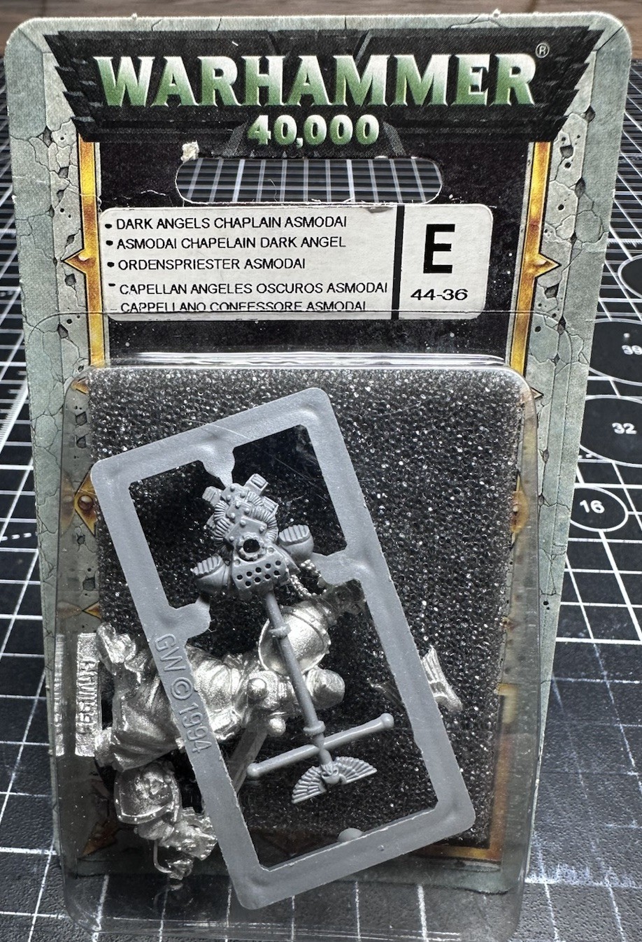Warhammer 40k Space Marines Dark Angels Chaplain Asmodai x1 Metal NIB OOP Warhammer 40k Space Marines Dark Angels Chaplain Asmodai x1 Metal NIB OOP