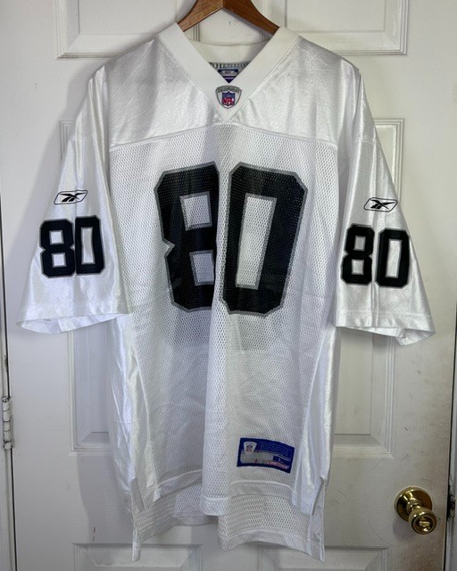 Oakland Raiders Vintage Jerry Rice #80 White Jersey from Reebok NHL NWOT - Large Oakland Raiders Vintage Jerry Rice #80 White Jersey from Reebok NHL NWOT - Large