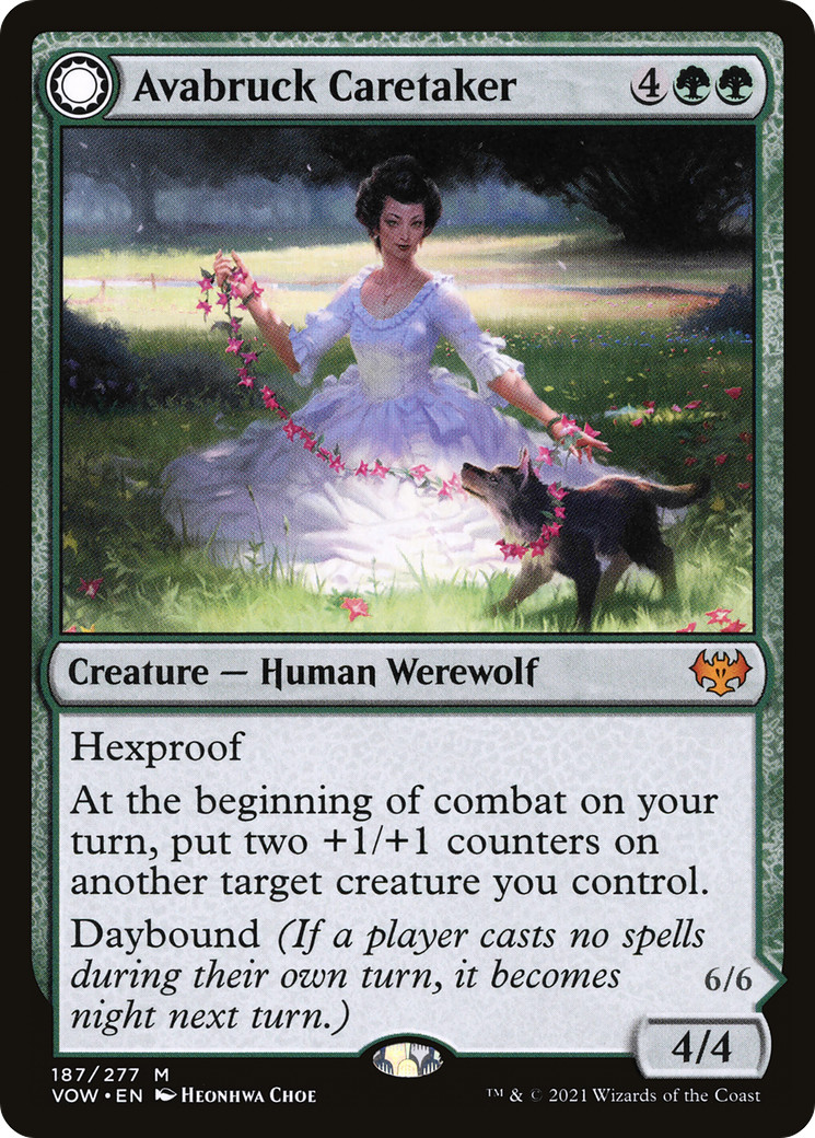 x1 Avabruck Caretaker // Hollowhenge Huntmaster VOW MTG 187 MYTHIC M/NM 1x x1 Avabruck Caretaker // Hollowhenge Huntmaster VOW MTG 187 MYTHIC M/NM 1x