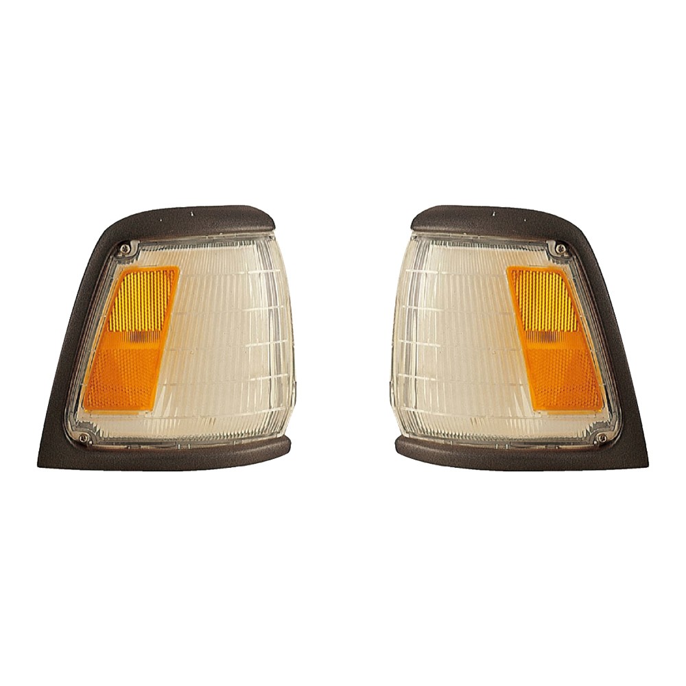 Corner Signal Lights Pair Set for 89-91 Toyota  DLX/SR5 2WD (Painted)