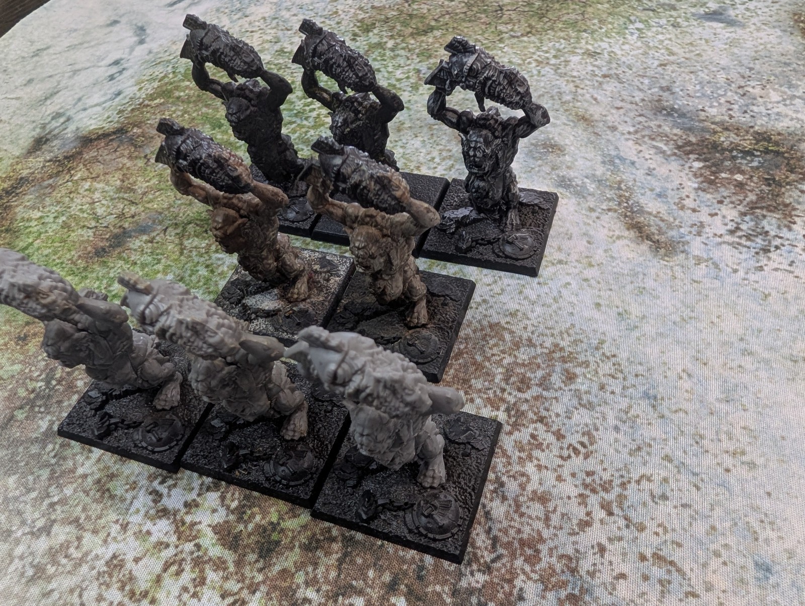 Stone Trolls Orcs and Goblins Warhammer Fantasy Old World troll greenskins x8 Stone Trolls Orcs and Goblins Warhammer Fantasy Old World troll greenskins x8