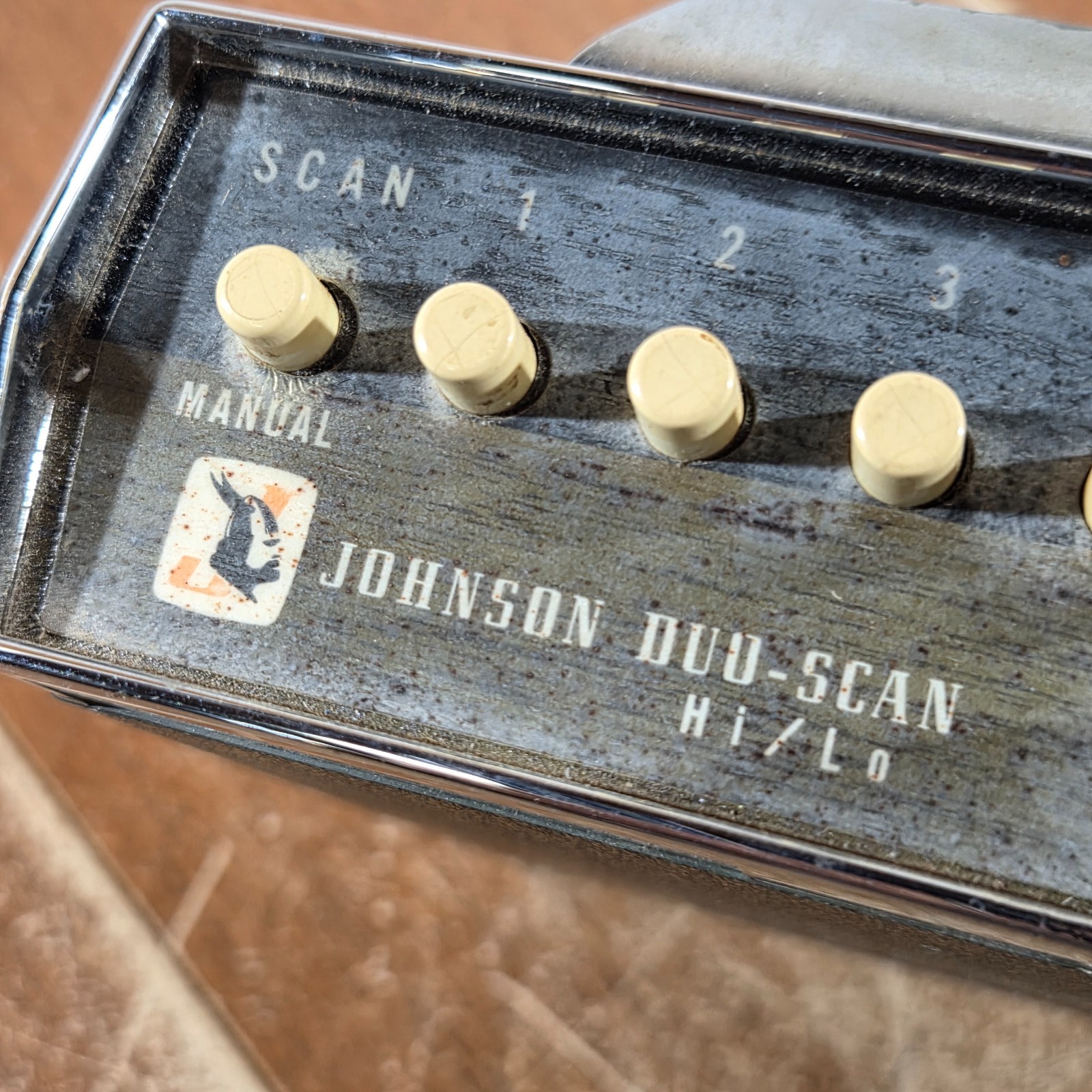 Vintage Johnson DUO-SCAN Radio Scanner Untested