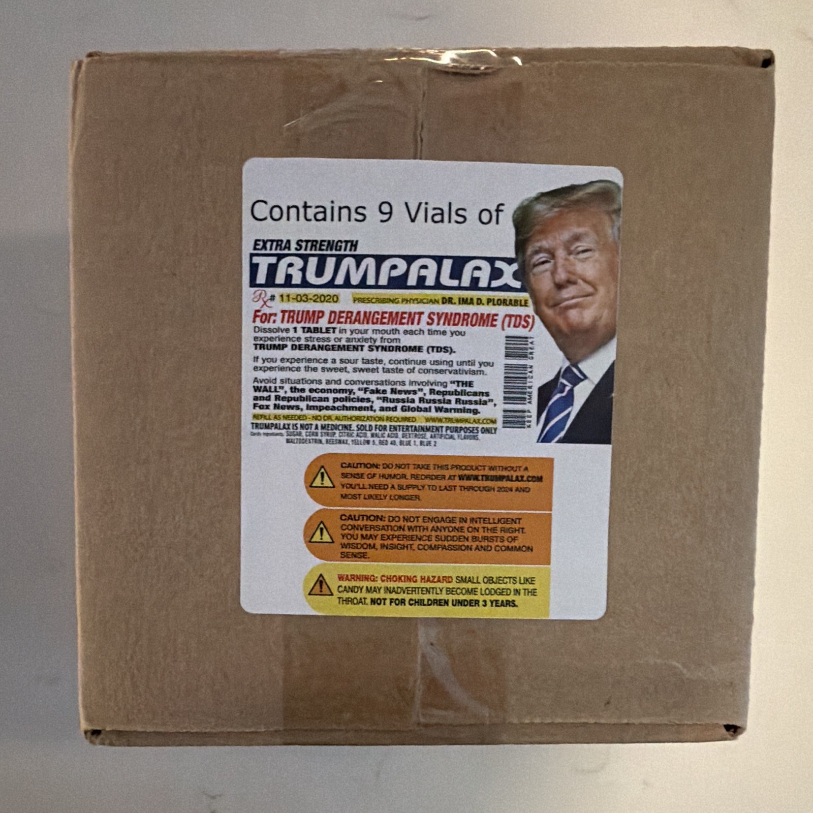 Trumpalax - Medicine for Trump Derangement Syndrome Political NEW UNOPENED